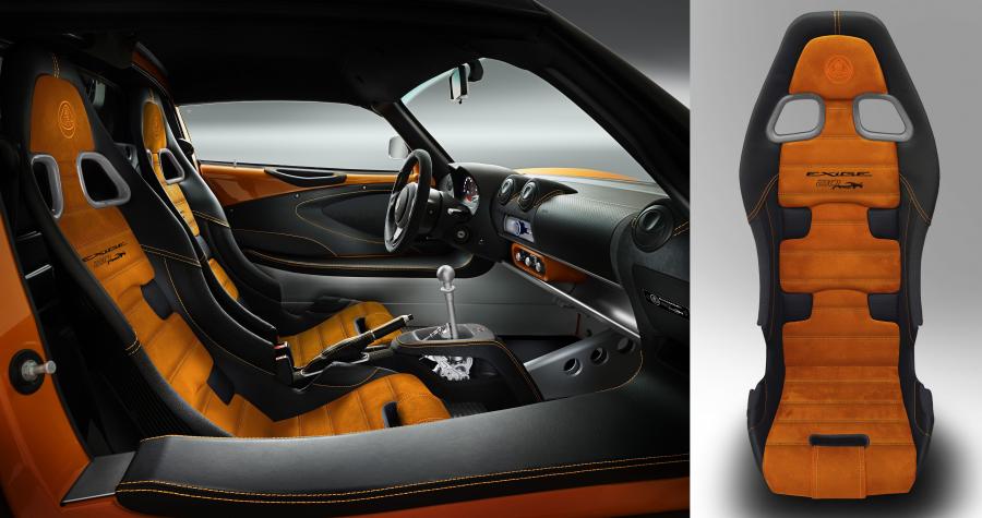 Интерьер Lotus Exige Sport 410 20th Anniversary 2020 года  (WW) (фото 12 из 15)